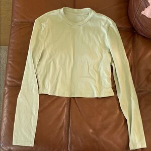Mint Green Long Sleeve Women's Top